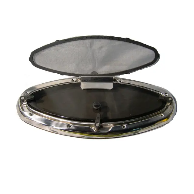 Portlight Fast, SS S517-F-6 skrogvindu. mål: 216mm x 492 mm. 