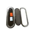 BOMAR Skrogvindu (Portlight) 203 x 565 # S722-F-6 - &#229;pningsbar - oval