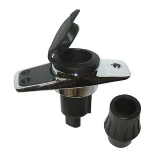 PERKO Sokkel for lanternemast 1060PB0 5 graders vinkel, for 2 pins