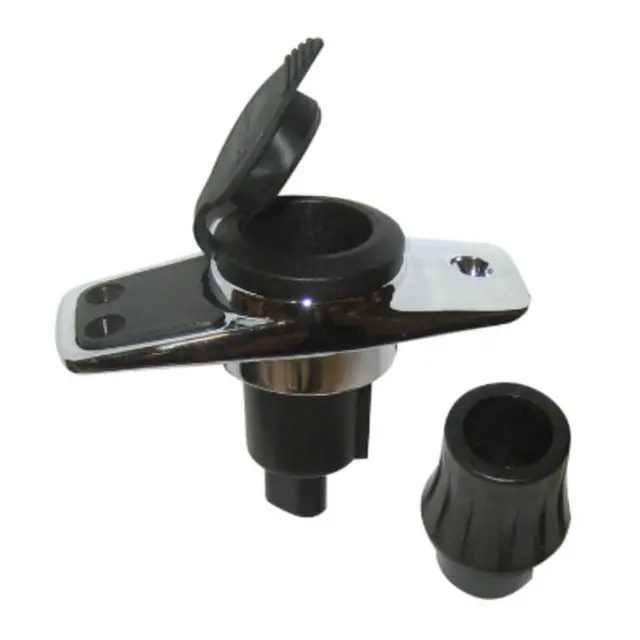 PERKO Sokkel for lanternemast 1060PB0 5 graders vinkel, for 2 pins 
