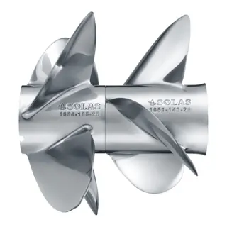 SOLAS Stål propell Bravo III Rustfritt propell sett - B3R-serien