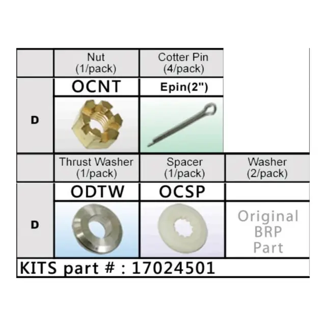 SOLAS Propell kit [D] BRP/John/Evin 40-140Hk 