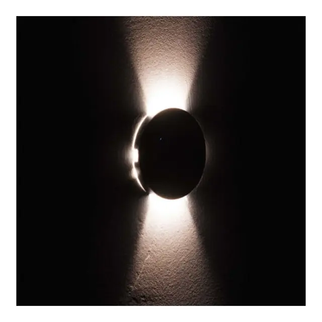 LED Step/dørk Lys, Rund vanntett 10-30 Volt IP67 - Toveis lysstråle 