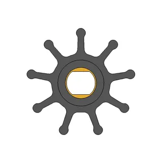 JMP  Impeller H&#248;yde: 95  Bredde: 63  Nav: 25 Blad: 9