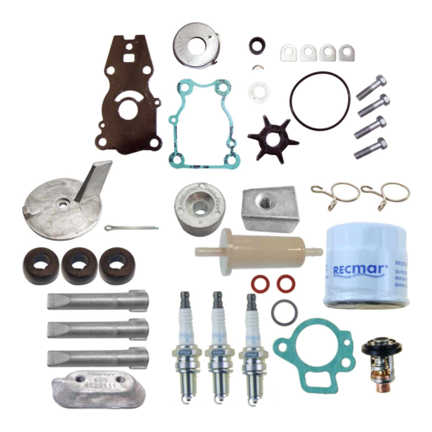 RECMAR Servicesett til Yamaha F40B Servicekit Yamaha F40B (2000-09)