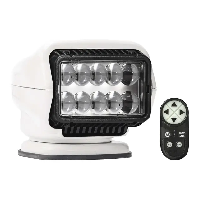 GOLIGHT Lyskaster LED - 24V Hvit - Trådløs kontroll 