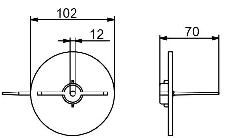 CM Trimfinne anode til Mercury 2.5-250 Hk - Sink 17264T2 