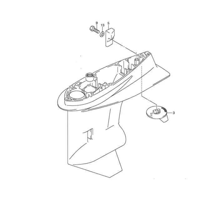 CANADA METALS Brakett anode til Sink BRP/Suzuki, 5321-90J01 