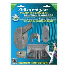 CANADA METALS Anodesett Yamaha 40-50 Alu
