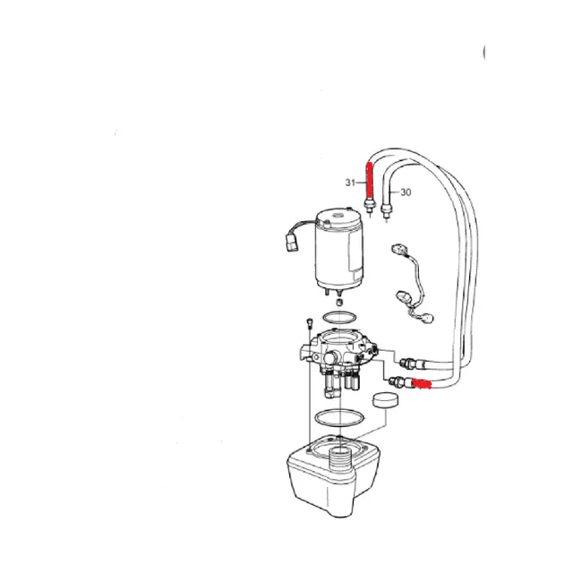 SIERRA Power Trim Hose (Volvo), Erst: 873229 