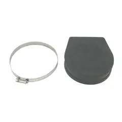 SIERRA 4&#39;&#39; Eksosklaff med slangeklemme 4 EKSOSKLAFF MED RUSTFRI SLANGEKLEMME ER