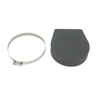 SIERRA 4&#39;&#39; Eksosklaff med slangeklemme 4 EKSOSKLAFF MED RUSTFRI SLANGEKLEMME ER