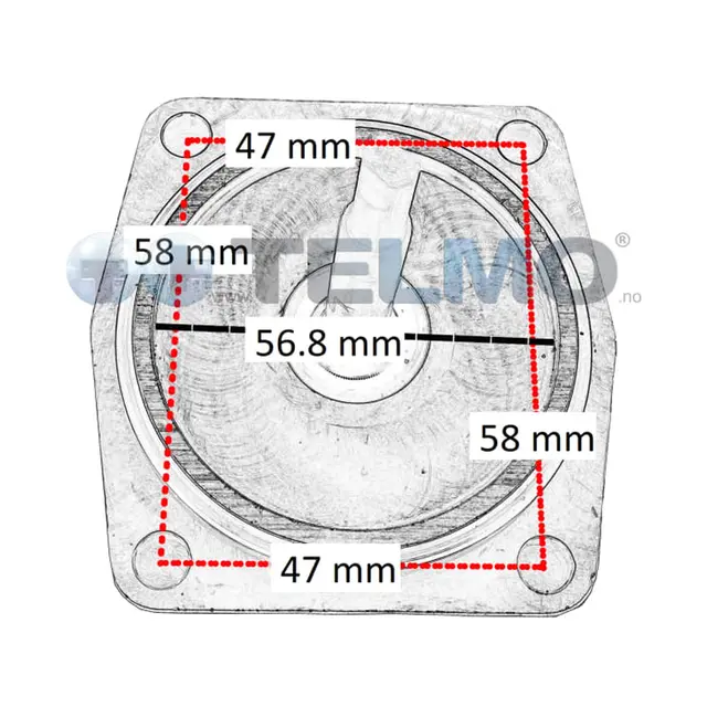 SIERRA Tilt/Trim Motor (Yamaha) 40-50 HK 2-T Erst: 6H5-43880-02-00 