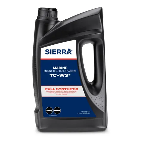 SIERRA Hel Syntetisk 2-Takts olje XD100 TC-W3 -  E-Tec - 3.7 liters flaske