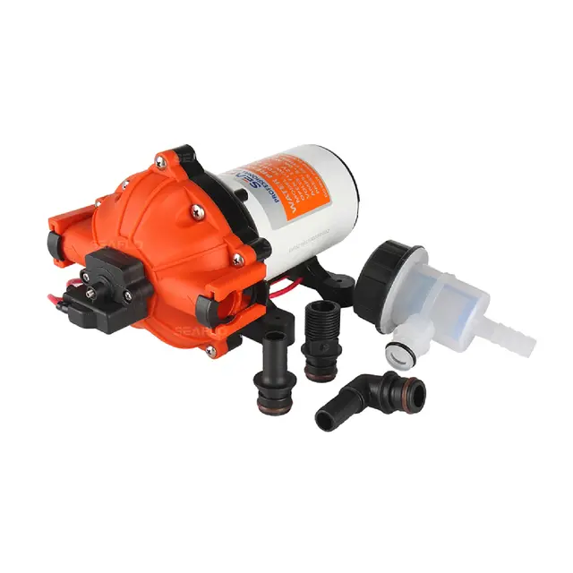 SEAFLO Trykkvannspumpe - 12V 52 serien, 60PSI, 18L/min 