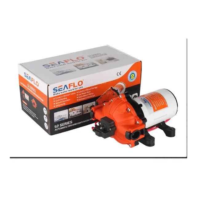 SEAFLO Trykkvannspumpe - 12V 52 serien, 60PSI, 18L/min 