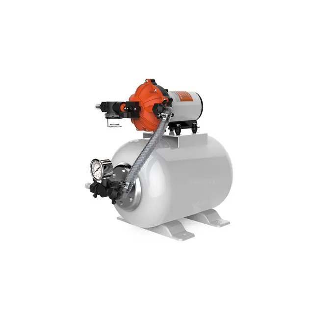 SEAFLO Trykkvannspumpesystem 12V m/ akkumulatortank, 18,9L/min 