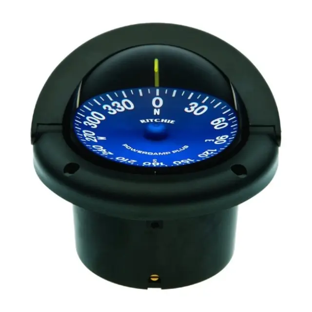 RITCHIE Nedfellbar kompass SS1002 Sort - Rose: 94mm 