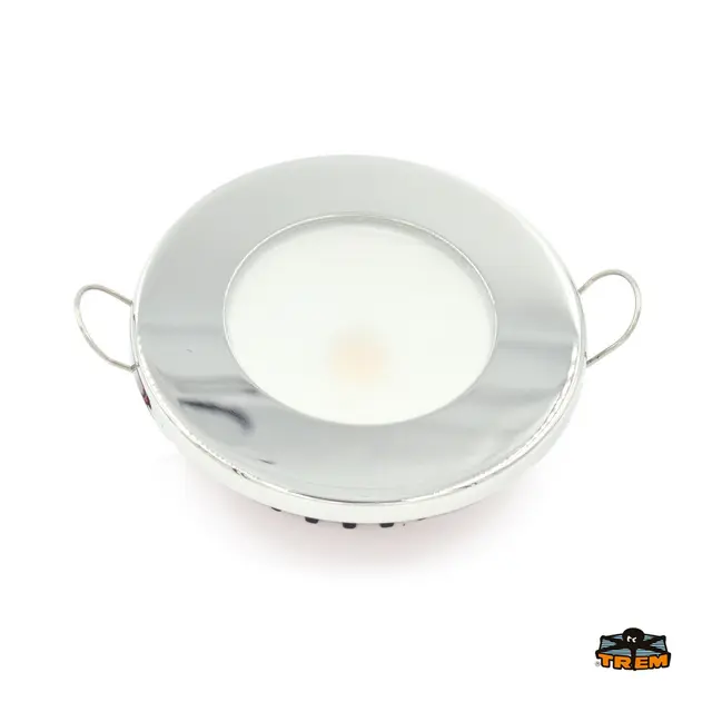 AUROLED Downlight LED - syrefast ring Kan dimmes 3,6W - 3000K . Ø72mm 