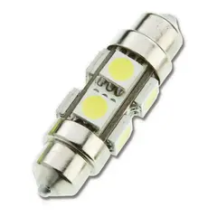 TREM LED Feston Varmhvit 39mm - 12V - 1,7w - 8 LED