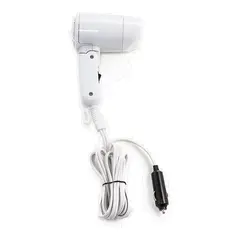 TREM H&#229;rf&#248;ner / Defroster for rute 12V Hvit - 2m kabel - 180W
