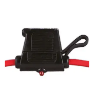 TREM Vanntett sikringsholder ATC (Alarm) 1 sikring - IP66 - m/ LED intaktvarsling 