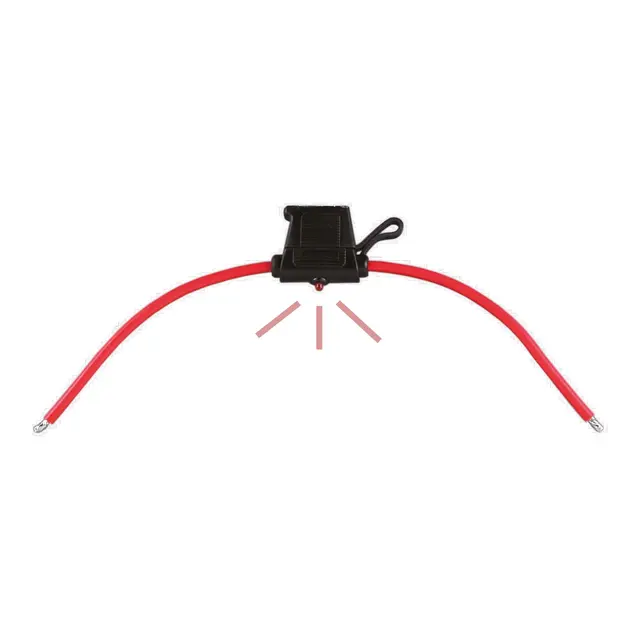 TREM Vanntett sikringsholder ATC (Alarm) 1 sikring - IP66 - m/ LED intaktvarsling 