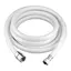 TREM PVC dusjslange 4m - 3/8&quot; hunn og 1/2&quot; hunn