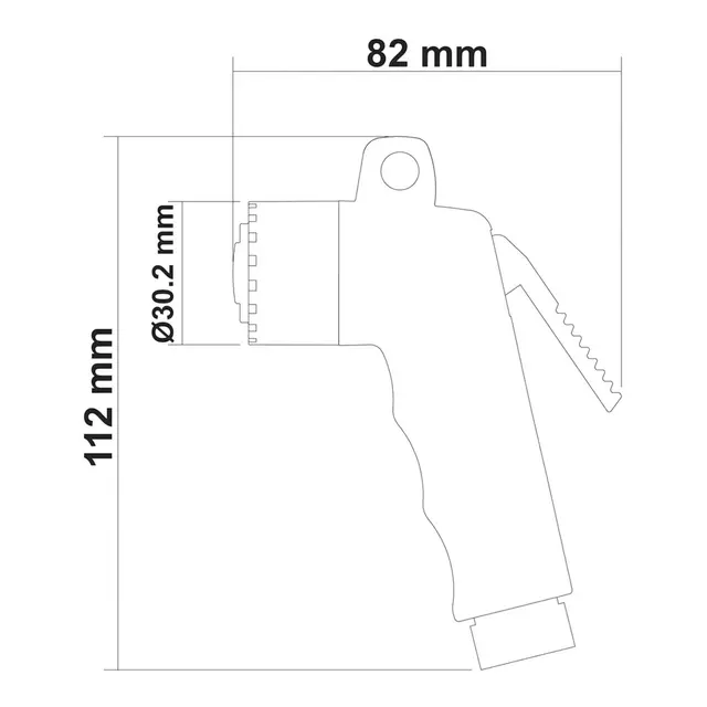 TREM Dusjhode blank spreder 