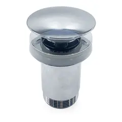 TREM Avl&#248;p i forkrommet messing 1 1/4&quot; - til glassvask