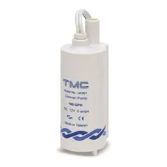 TMC Nedsenkbar pumpe - 15,8 L/m 12V - 2A - liten lensepumpe