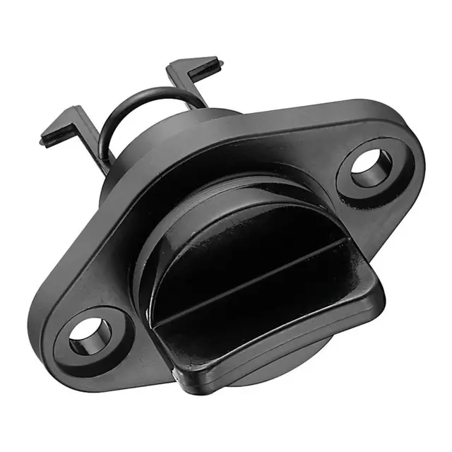 OSCULATI Lenseplugg oval Bunnpugg sort nylon 