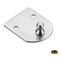 TREM Gassdemperbrakett 316 48x58mm - 10mm kule