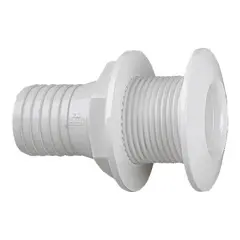 TREM Skroggjennomføring - 3/4" Med slangestuss - 19mm slange