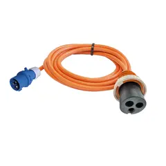 Landstr&#248;mskabel PUR - 16A m/ CEE han + Ratio hun (bygg selv)