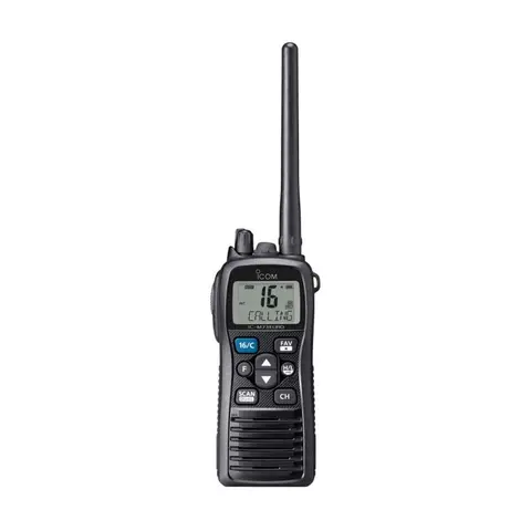 ICOM H&#229;ndholdt VHF, IC-M73 6W, IP68, &quot;Last Call Voice&quot;, ANC
