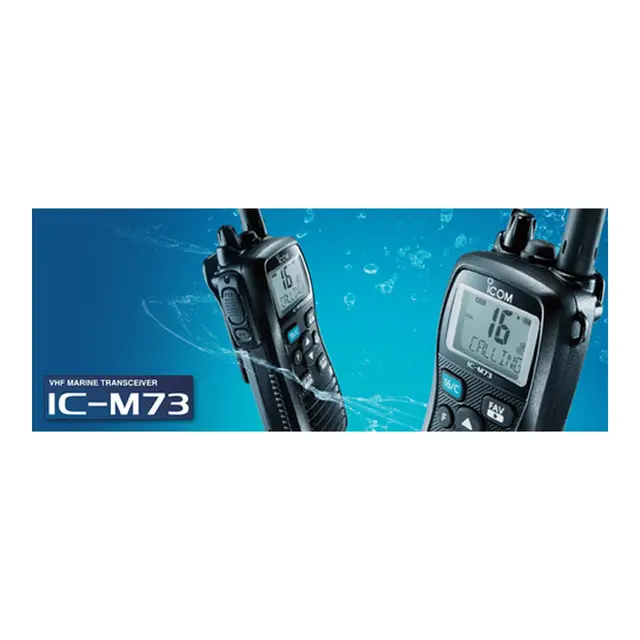 ICOM Håndholdt VHF, IC-M73 6W, IP68, "Last Call Voice", ANC 