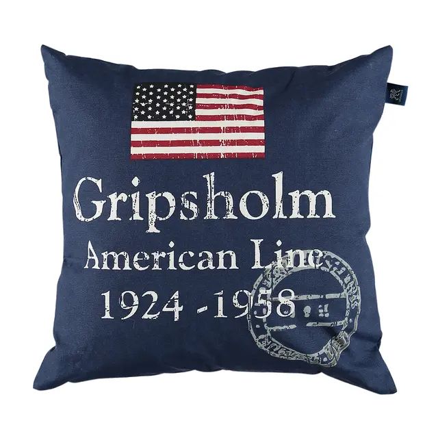 GRIPSHOLM Putetrekk, American Line Mål: 50x50 cm 