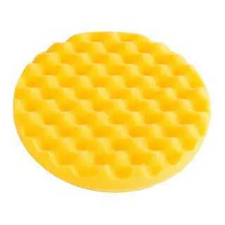 MIRKA Polerpad Svamp Pro - &#216;150mm 2 stk - Gul Vaffelm&#248;nster