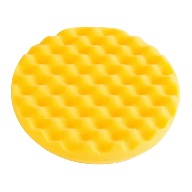 MIRKA Polerpad Svamp Pro - Ø150mm 2 stk - Gul Vaffelmønster 