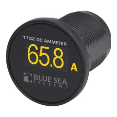 BLUE SEA - DC monitor OLED m/shunt måler tilført og forbrukt strøm (A)