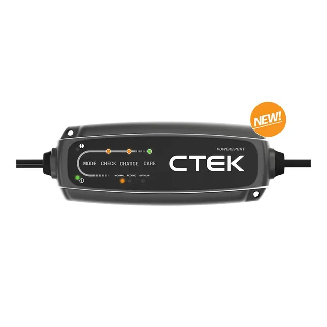CTEK Batterilader CT5 Powersport 2,3A Lithium + blysyre inkl. GEL/AGM 