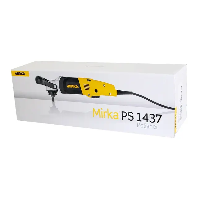 MIRKA Poleringsmaskin PS1437- 150mm maks bakplate: Ø150mm (1100-3700 rpm) 