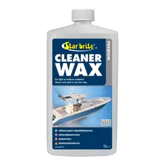 STARBRITE  Premium 1 Step Cleaner &amp; Wax 1L -ett trinn polering og voks