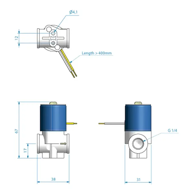 ROCA Magnetventil 12v For spylersystem 