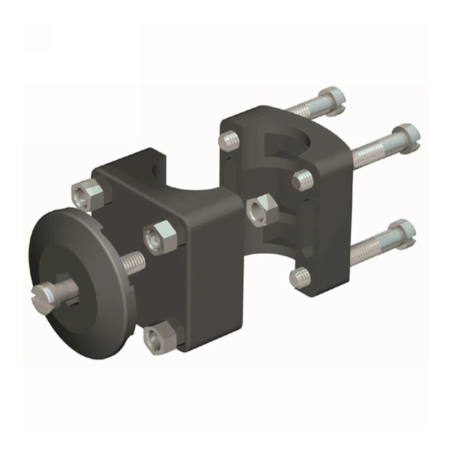 NAWA Rekkefeste for fenderholder Ø25 mm Vridbart 360°