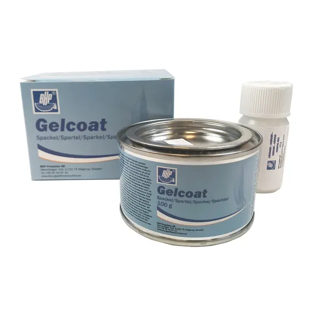 BHP Gelcoatsparkel hvit 80541, 100 gram RAL 9003 
