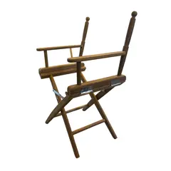 ROCA Regiss&#248;rstol Teak, 44cm u/pute