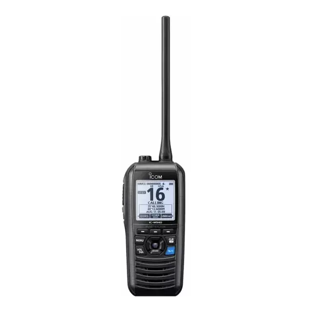 ICOM Håndholdt VHF IC-M94DE AIS m/ AIS, GPS, DSC Flyter og flasher 