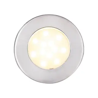 BÅTSYSTEM Innfelt takbelysning, LED børstet stål